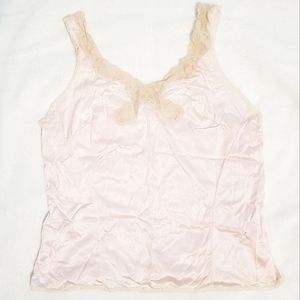 Vintage Lace lingerie light pink camisole